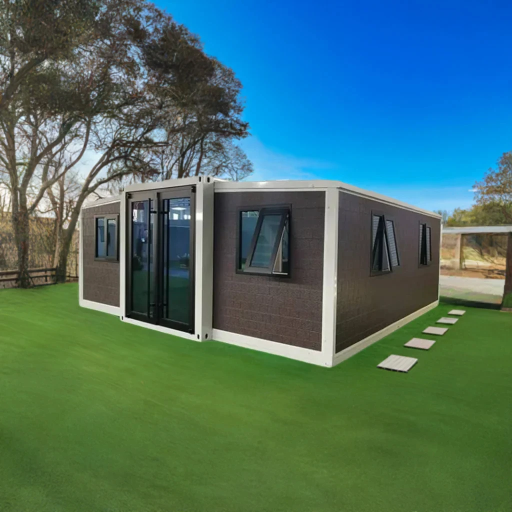 China Supplier Wholesale High Quality 24sq/20ft Shipping Prefabricated  Expandable Container House with Porch Sale in Australia