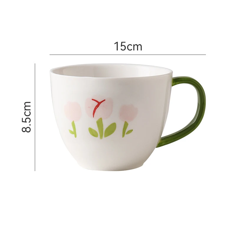 korean flower nordic blue floral fine china ceramic embossed fancy tulip dinnerware sets