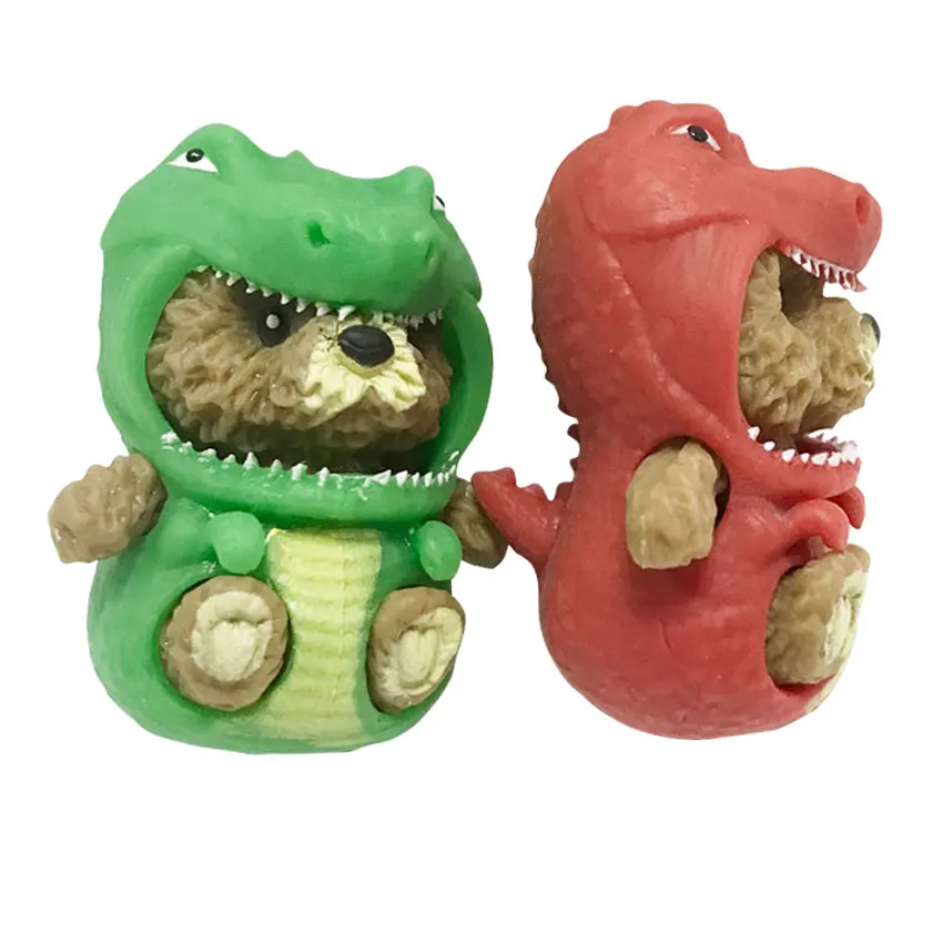 Amazon Hot Sale Sloth And Dinosaur Cute Soft Glue Costume  Decoration Bear Toys In The Interior