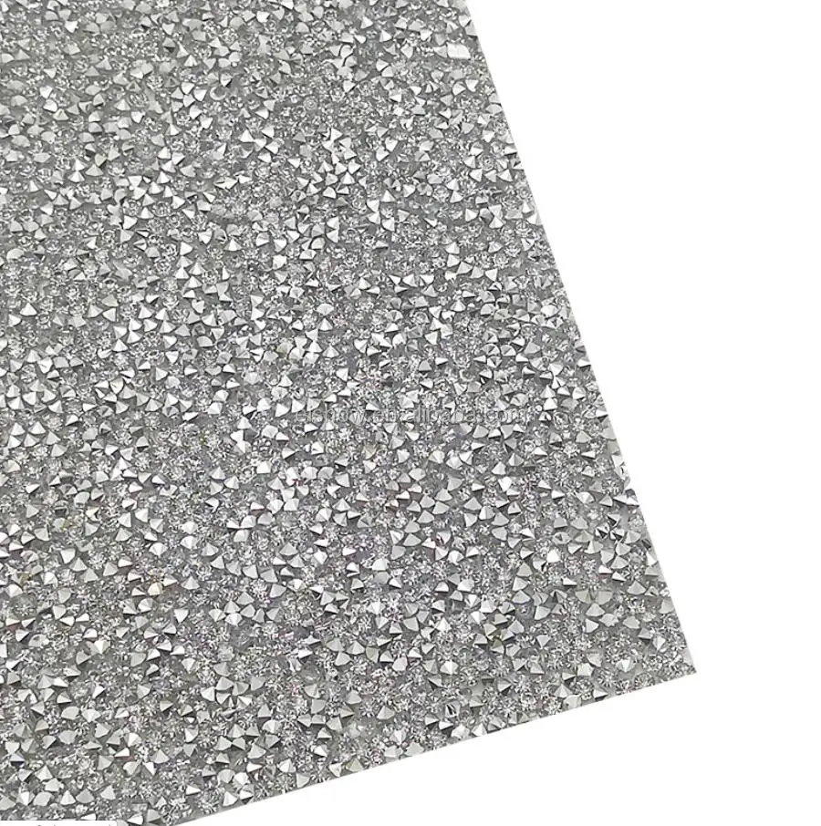Crystal Meshe Rhinestone Sheets Iron On Price Per 1 Sheet Stone Size SS6/2MM hot fix sheet