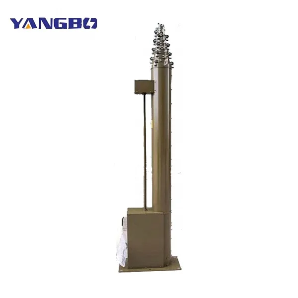 YangBo 5m 6m 10m 15m 20m 30m Telescopic Cctv Camera  Mast Pole Telecommunication Antenna Telescopic Mast