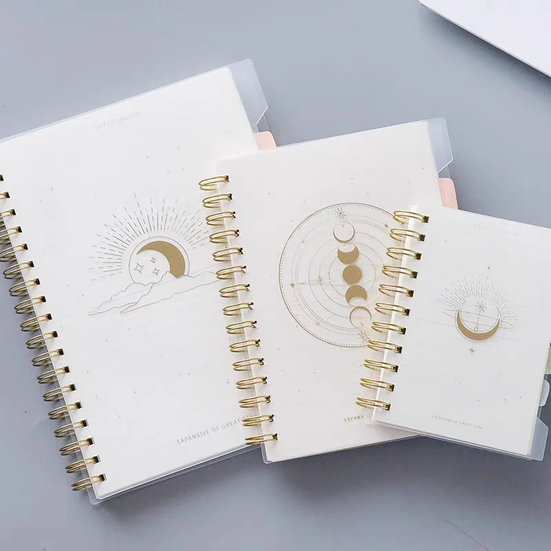 
2020 New Design Student Supplies Spiral Cartoon Notebook 