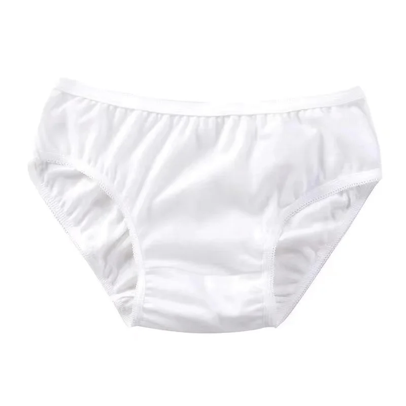 Soft Cotton Travel Hotel Spa Menstrual Panties Disposable Pregnant Period Underwear Seamless for Women