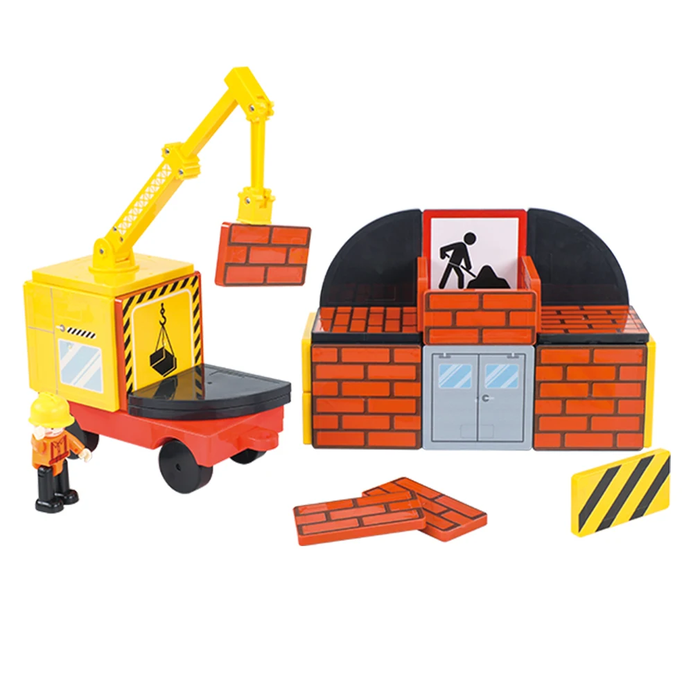 OEM ODM STEM Learning Magnetic Tiles  3D Magnetic Plastic Buildings Blocks Preschool Educational Construction Magnet Toys Gift