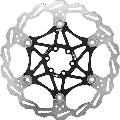 Bike Brake Disc Rotor, Bicycle Floating Disc Brake Rotor with 6 bolts suit for BMX Mountain Bike Road Bikes