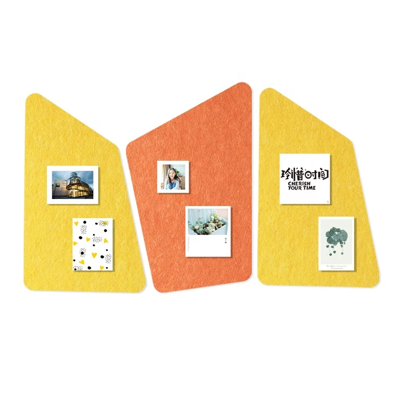 
Set of 3 family notice wall sticker decoration felt pin board bulletin board 