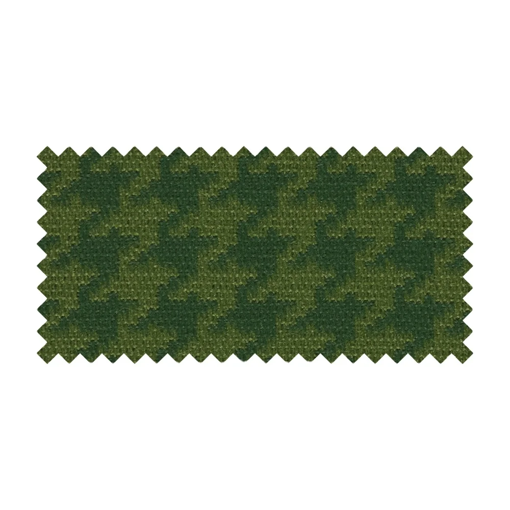 100% high quality solution dyed acrylic fabric for outdoor and garden decorations - Siesta texture 2 corpi green houndstooth