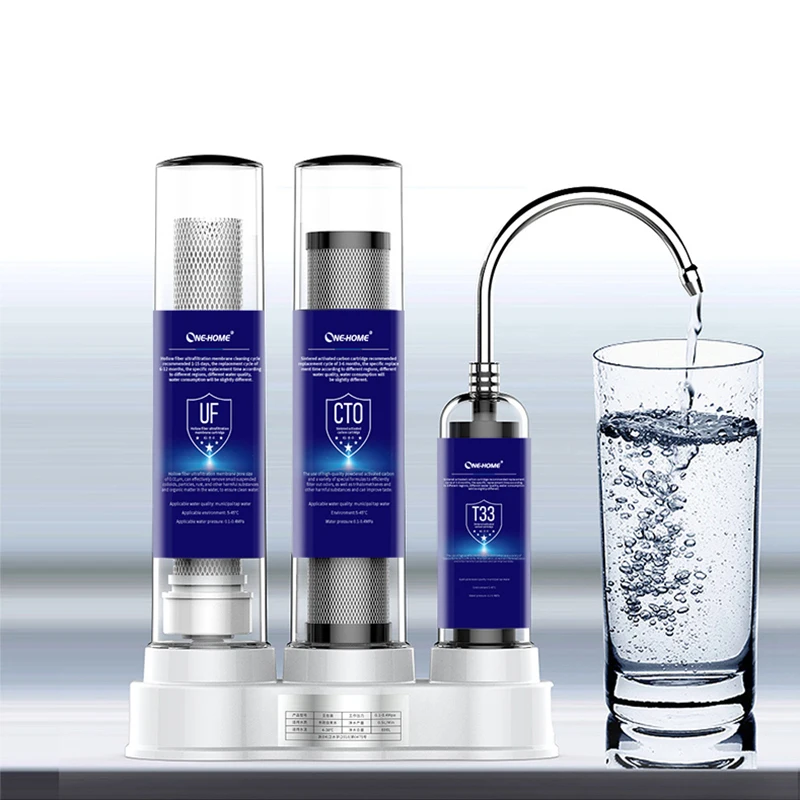 Factory-outlet OEM/ODM Three-stage Washable Ultra-filtration Water Purifier Support to Remove Harmful Substances