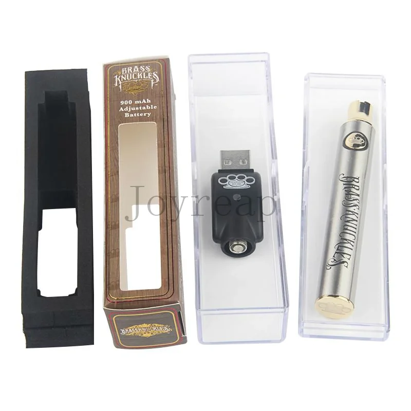 Wholesale 510 Thread Rechargeable battery CBD Vape Pen brass knuckle battery  cart battery
