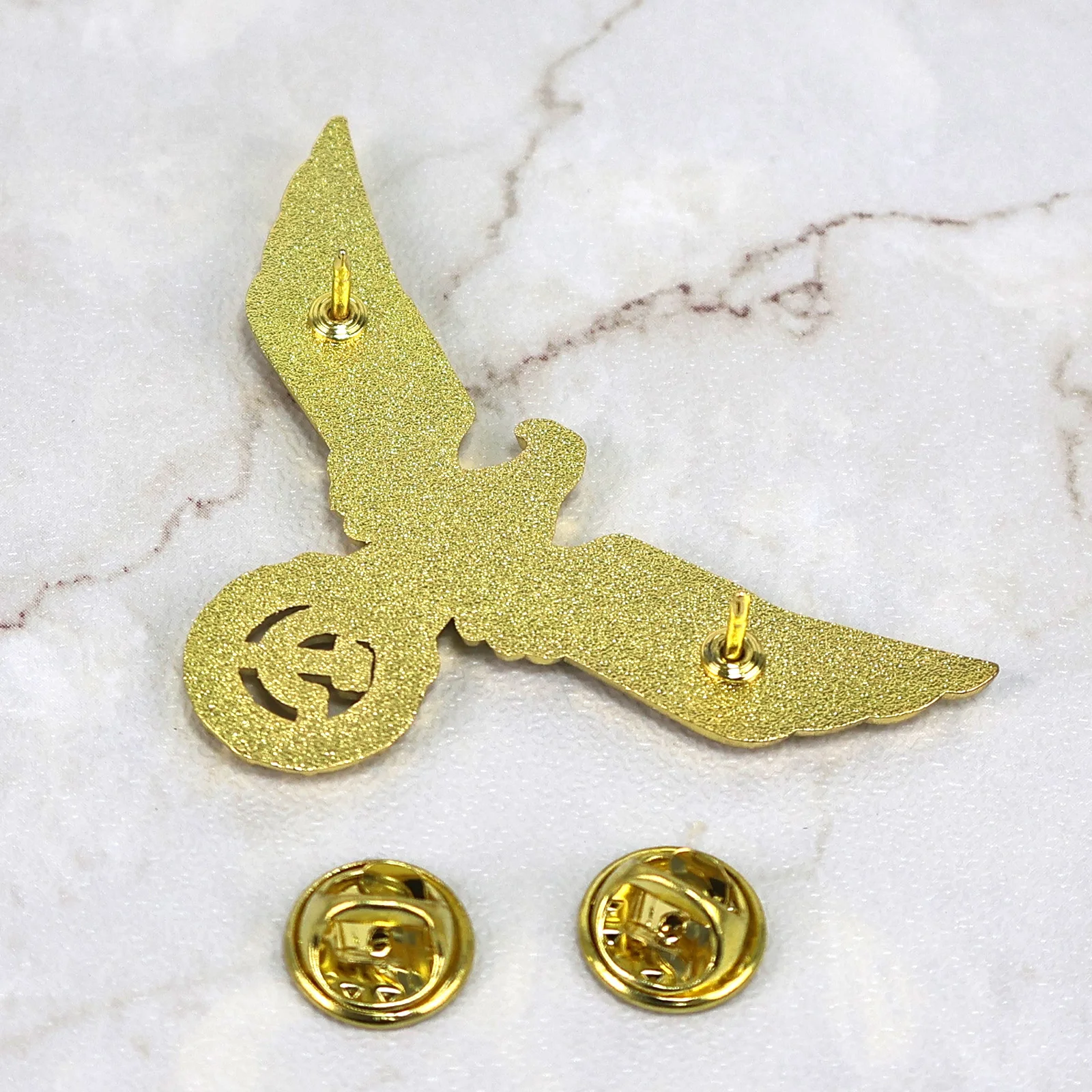 Factory Customized Masonic Pin Badges Decoration Antique Custom Retro 3D logo Metal Lapel