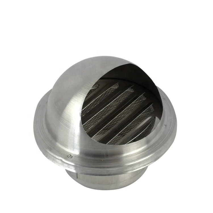 Stainless Steel Round Duct Air Mushroom Vent Cover Diffuser Grill