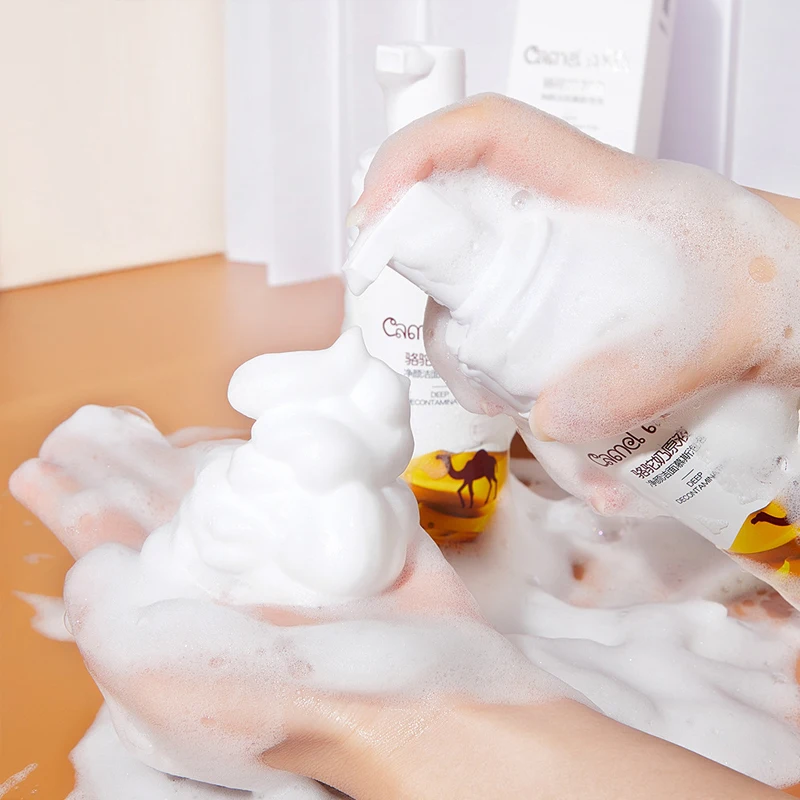 Facial Care Camel Milk Mild Non-irritating Deep Cleansing Bubble Moisturizing Cleanser
