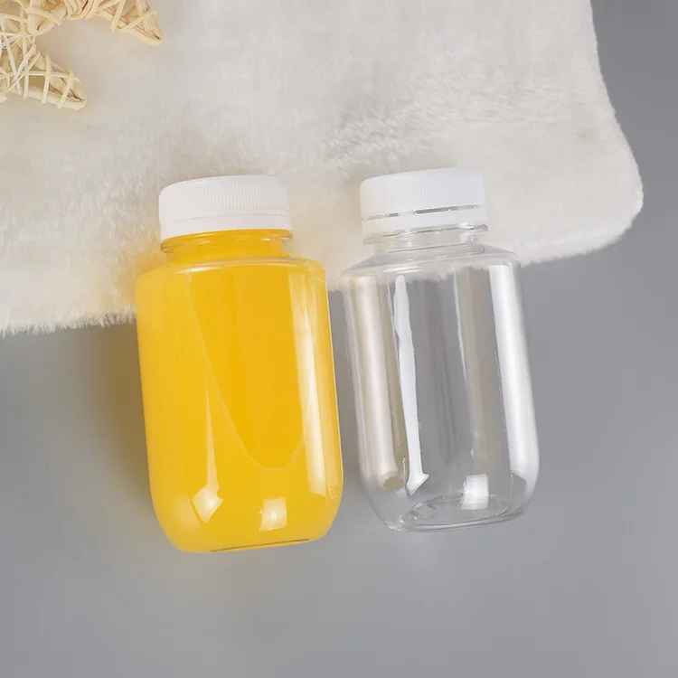 200ML Clear fresh juice packing water bottles beverage drink plastic bottle