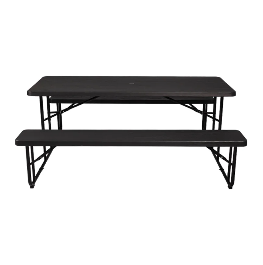 Cheap high quality simple picnic table bench 2-in-1 outdoor folding