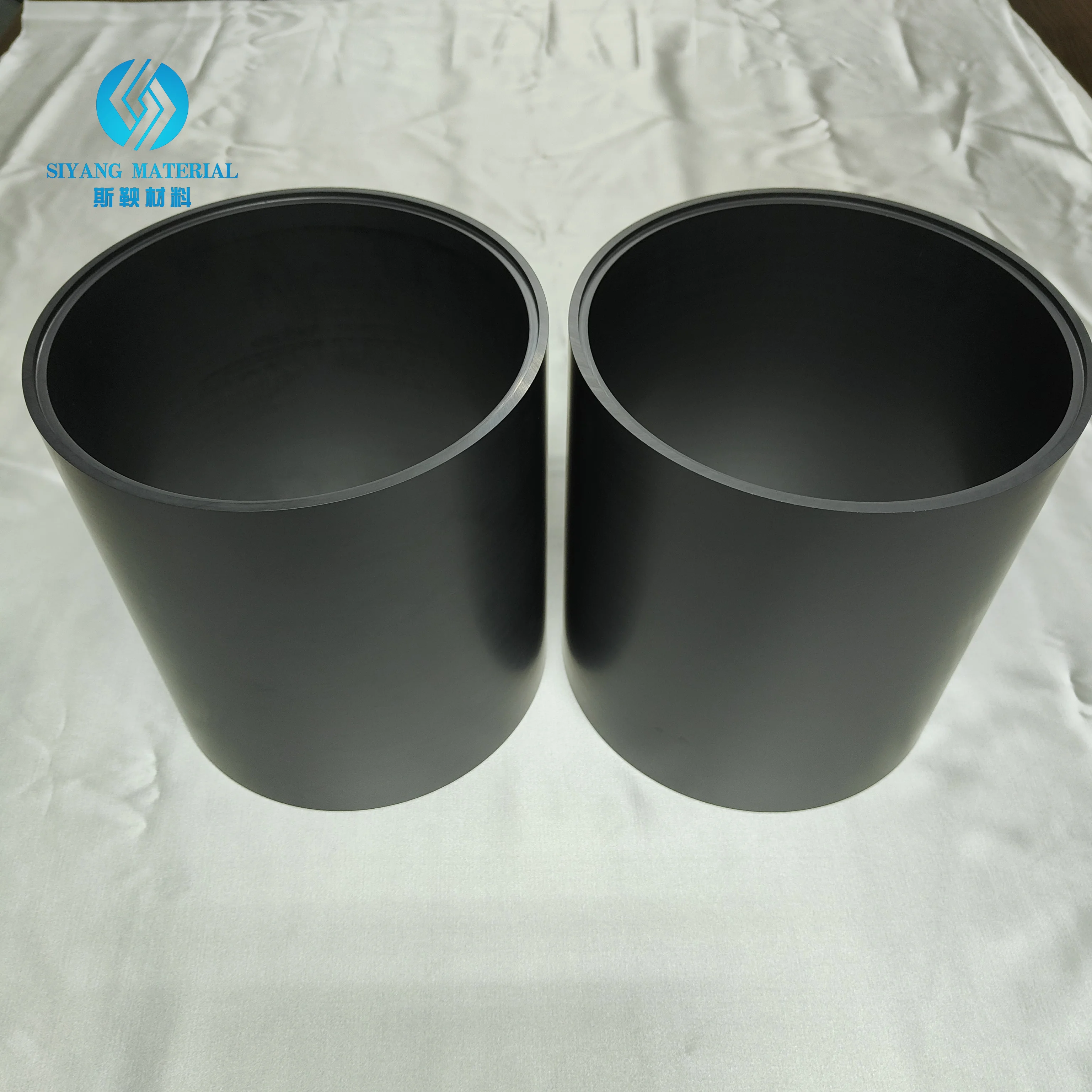 Изготовленная на заказ керамическая трубка из карбида кремния, трубка sic для шлифовки, устойчивая к высоким температурам и коррозии, трубка sic