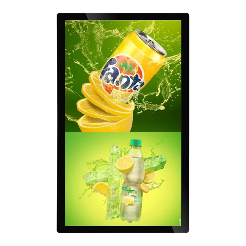 22 inch Super Thin Smart Android Wall Mount LCD Display for Hospital School Classroom 2cm Thickness