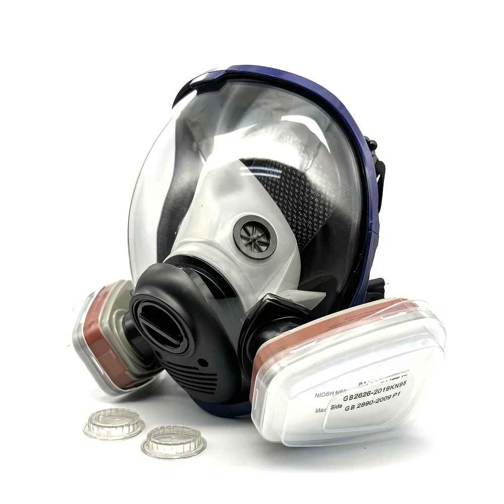 High Quality Industrial Face Respirator KN95 Full Mask Dust Protective Silicone Gas Mask with Activated Carbon Filter