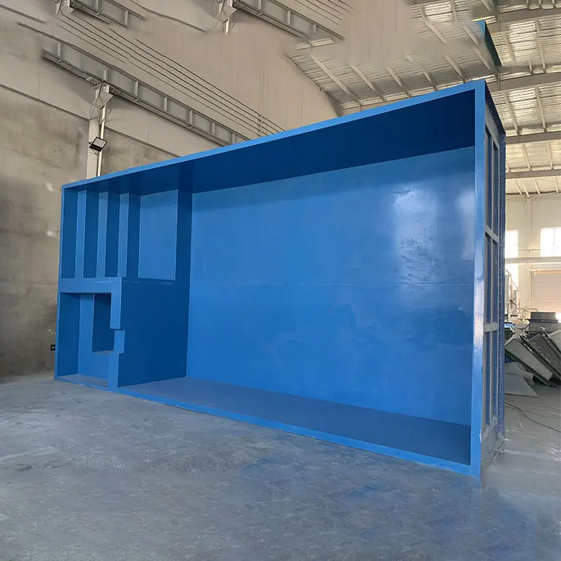 high quality family swimming pool outdoor fiberglass biz size large luxury inground swimming pool for adults