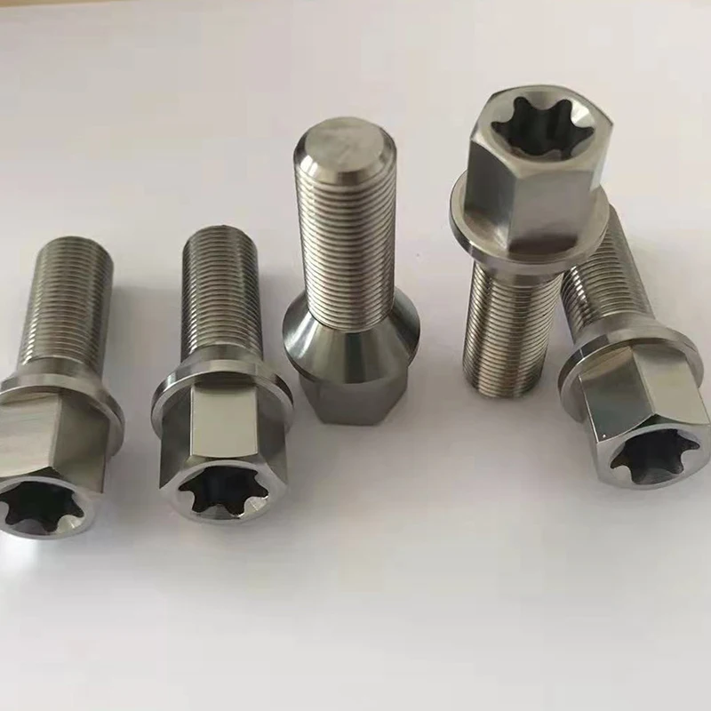 Hardware Fasteners Products Colorful Bolts Titanium Alloy Bolts For Auto Wheels