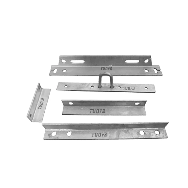 Hebei tuofa cross arm 33kv 11 kv tie strap angle steel iron channel galvanizing line equal angle electric hardware