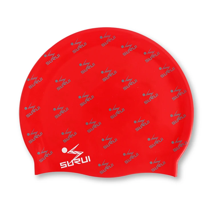 customized LOGO stylish swim caps 100% silicone swim caps swimming caps