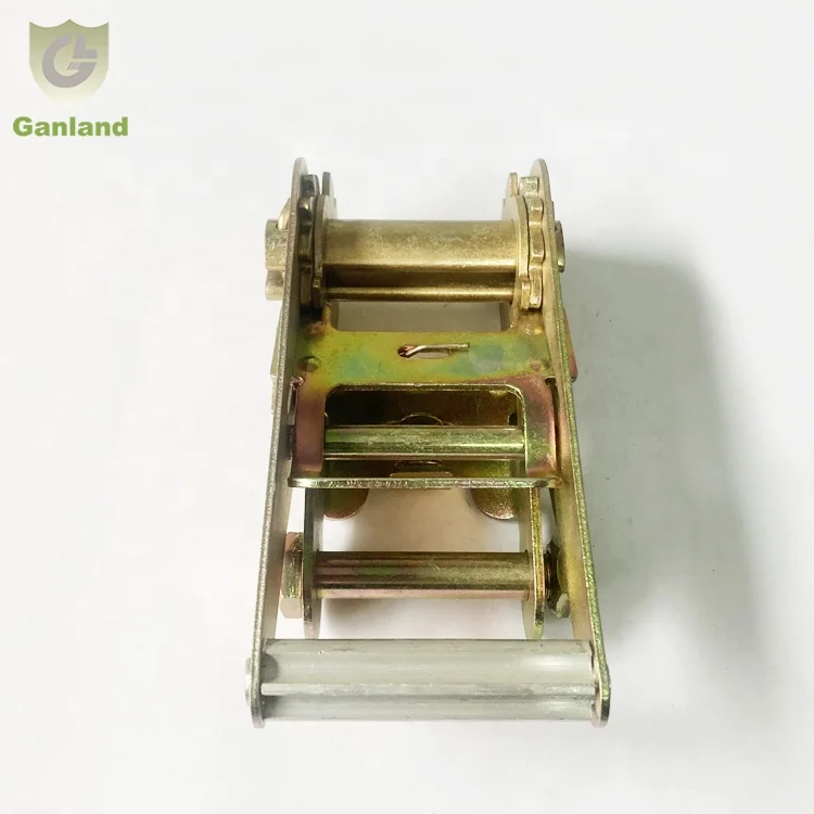GL-16713 Cargo Control 53mm 3t Straight Aluminum Handle Ratchet Adjustable Ratchet Buckle