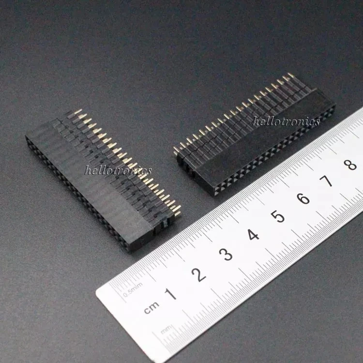 Stacking Header for Raspberry Pi A+ B+ Pi 2 - 2x20 Extra Tall Stackable Header 2 Spacers Female Header