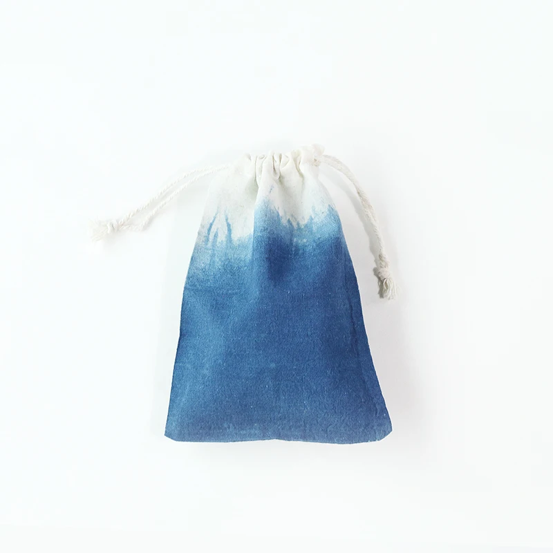 wholesale personalized colorful muslin custom cotton canvas drawstring bag small