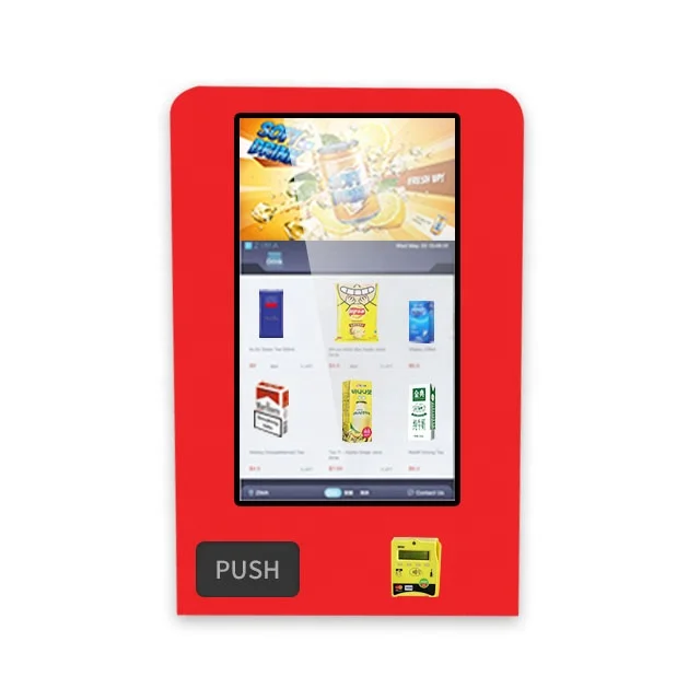 32-inch Touch Screen Mini Wall Mounted Vending Machine For Cosmetic Products