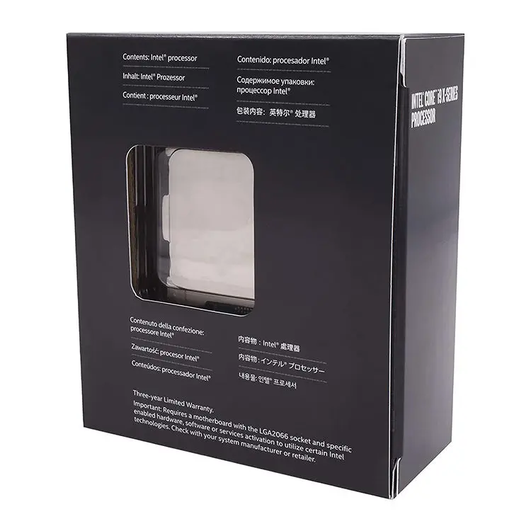 Intel Core i9 9920X Desktop Processor 12 Cores up to 4.5 GHz 165W DDR4 Memory Used CPU Support Socket FCLGA2066 Motherboard X299