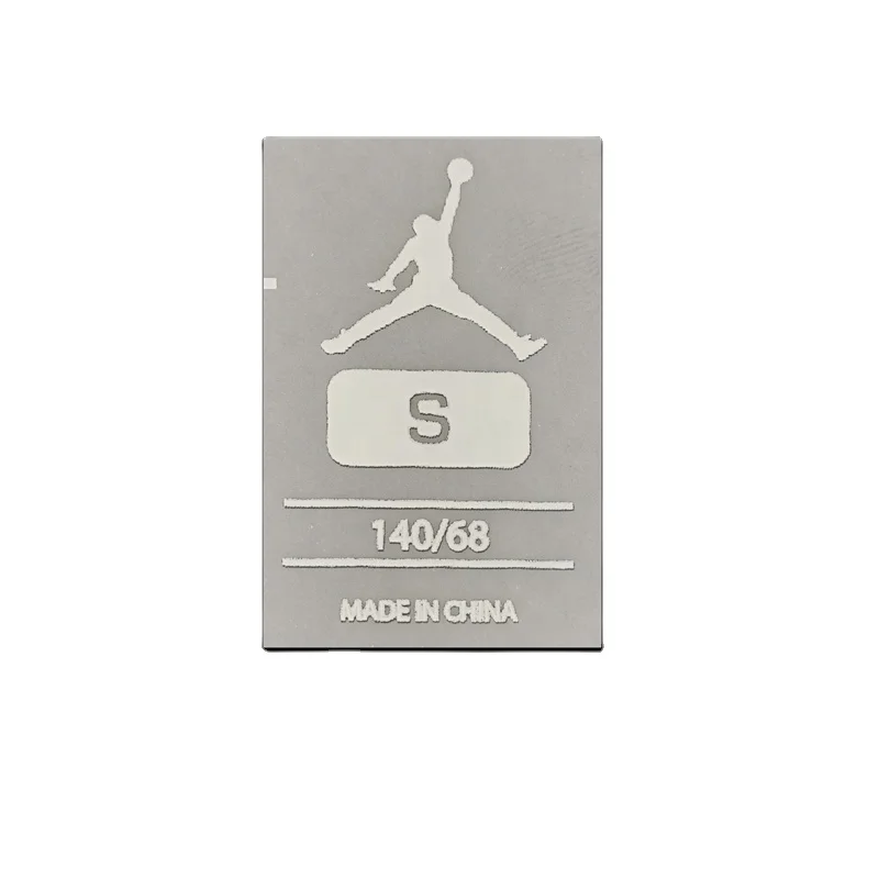 Пользовательский логотип с размером утюга на шее одежда моющаяся этикетка для ухода теплопередача для одежды