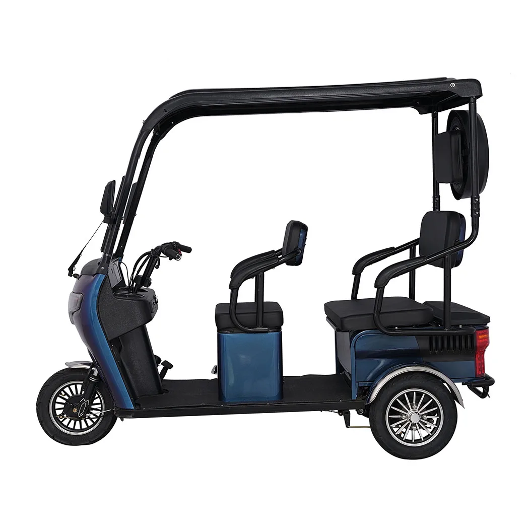 Discount Driving Mileage 30-50km Motorcycle Electric Tricycles Two Seater Tricycle