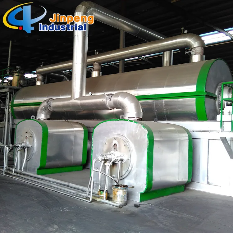 High-efficiency Continous Waste Tyre Rubber Pyrolysis Machinery