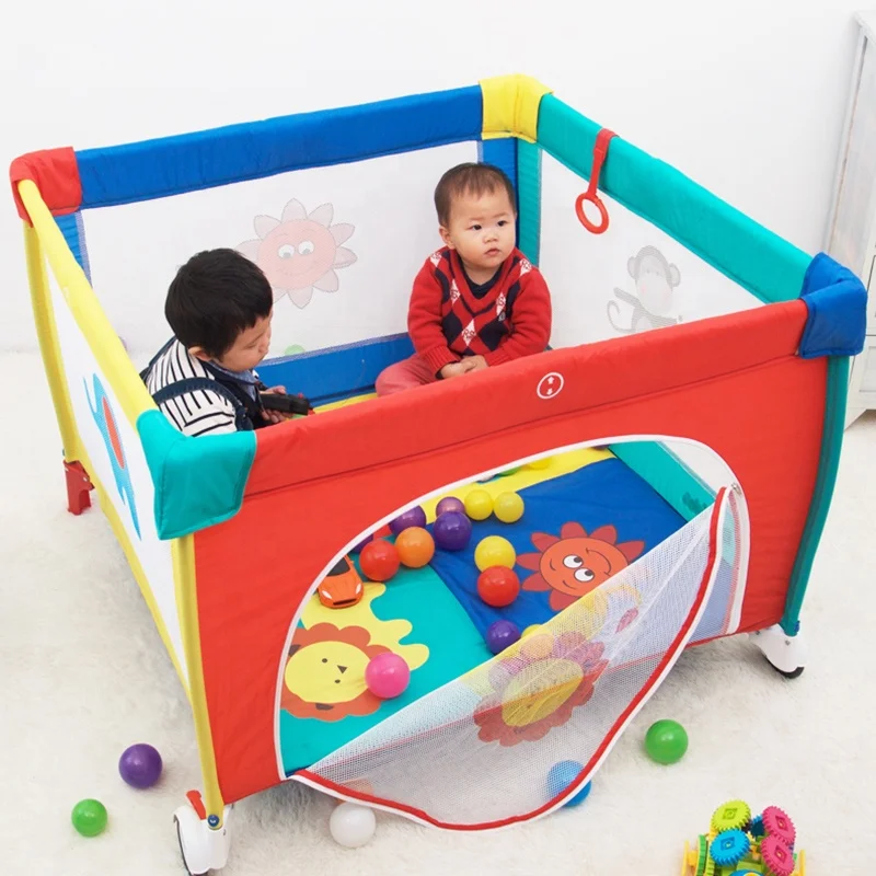 
Purorigin Folding baby safety playpen baby play fence baby safety play pen 