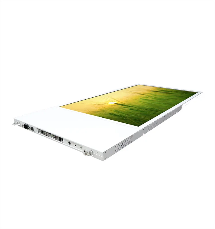 43-Inch Dual-Sided Hanging Touch LCD Advertising  Video Display for Education Shopping Malls Wayfinding Medical Treatment Cars
