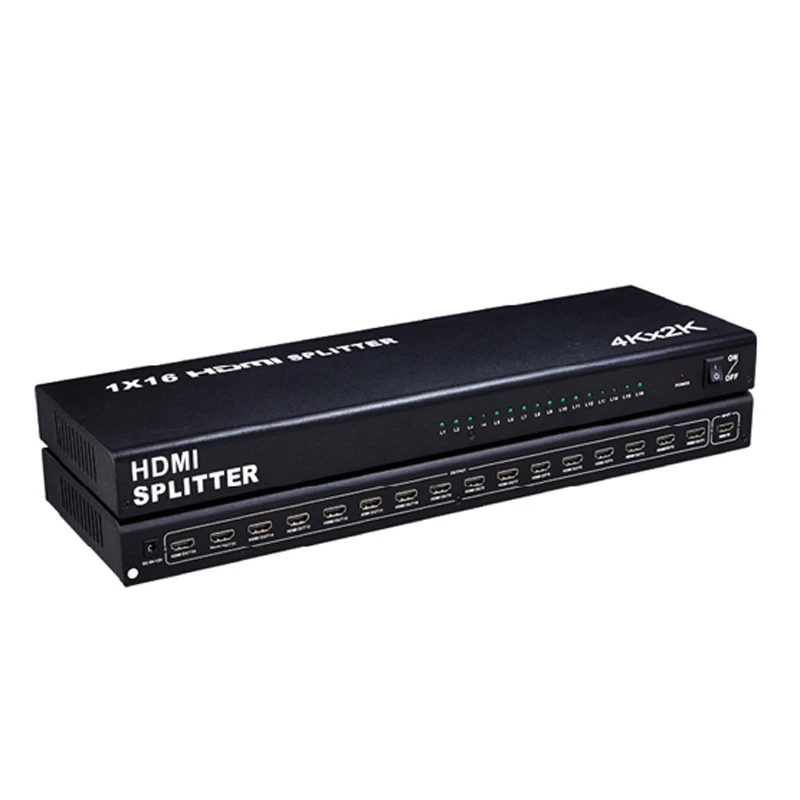 HDMI Splitter 1*16 one HDMI 1.4V input signal split to eight HDMI 1.4v sink devices HDCP 1.3 protocol compliant