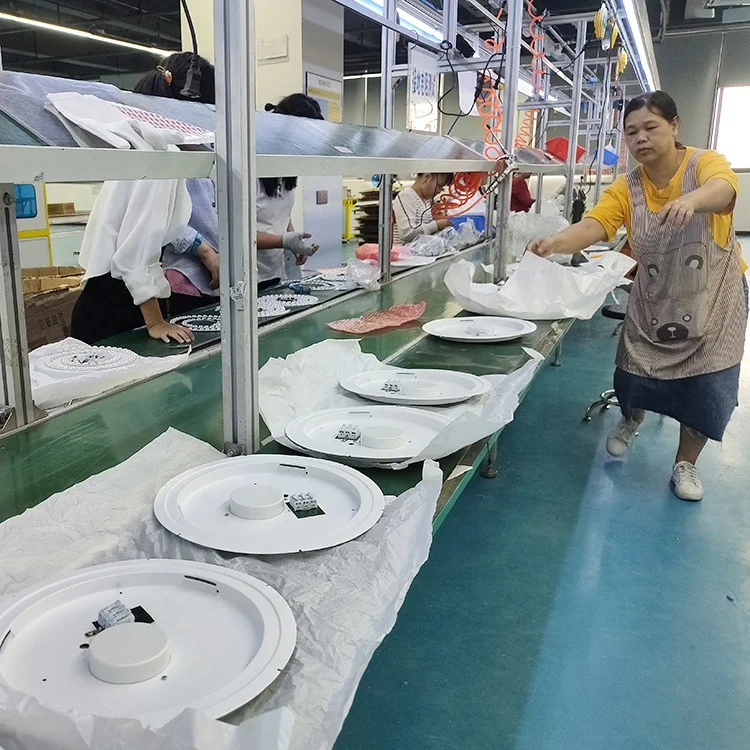 VERTEX Ultrathin ceiling lighting Side glow power and CCT adjustable switch Dip code custom Circle and square flicker free ODM