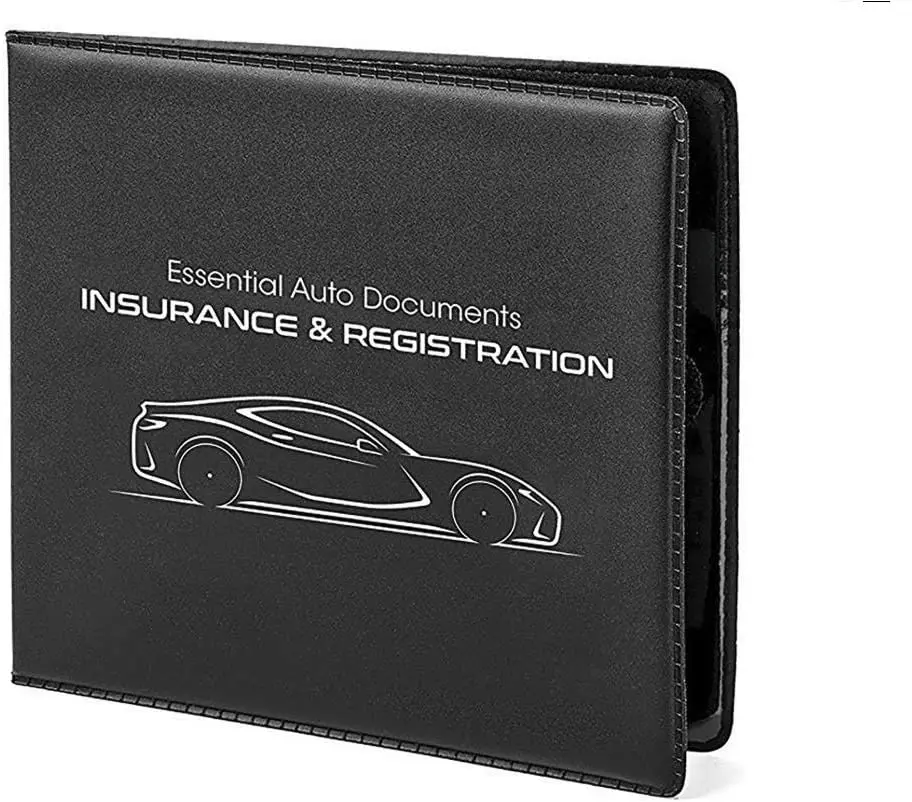 Factory Hot Same For Car Registration And Insurance Holder,Wallet For Insurance Documents &Contact Cards