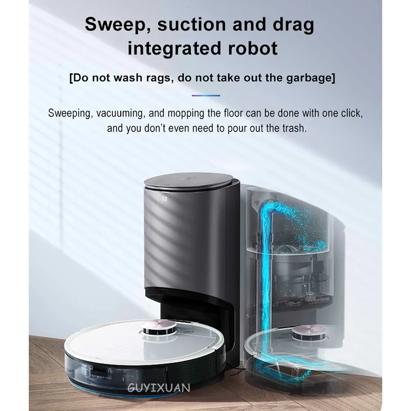 Laser radar Robot Vacuum Cleaner Floor Cleaning Sweeping dry Mop Amazon Alexa And Google smart robot Vacuum cleaners