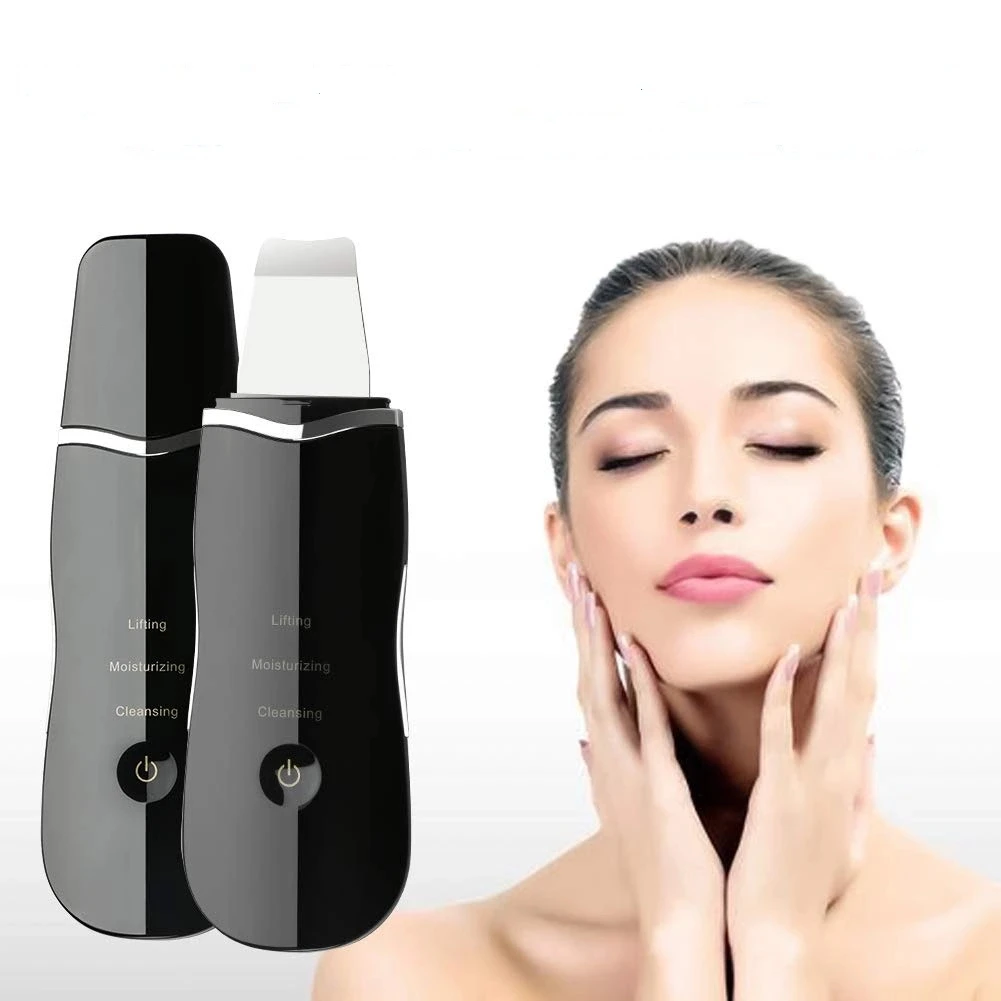 high frequency facial skin care ultrasonic face skin scrubber