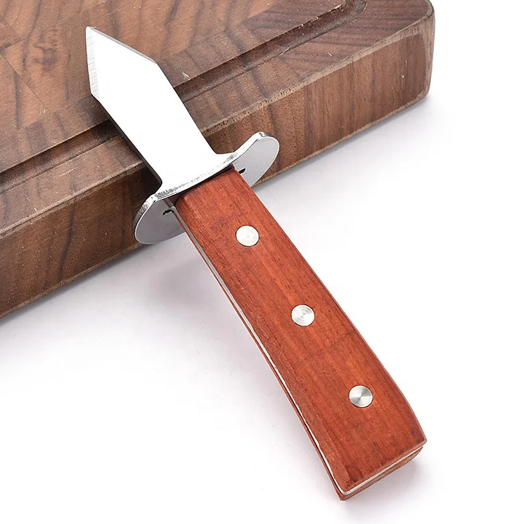 Wooden Handle Clam Shell Opener Tool Handmade Wazirabad Professional Shellfish Shucker Knife