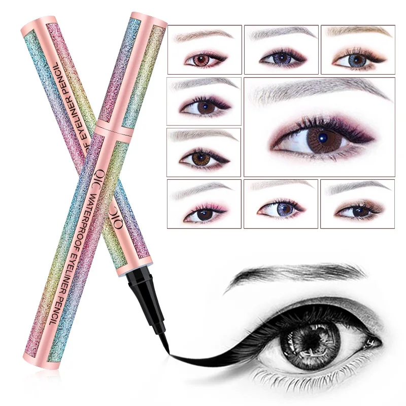 Vegan Smudge Proof Soft Black Eyeliner Pencil Waterproof Custom Logo Gel Liquid Eyeliner Pen Packaging Eyeliner For Eye