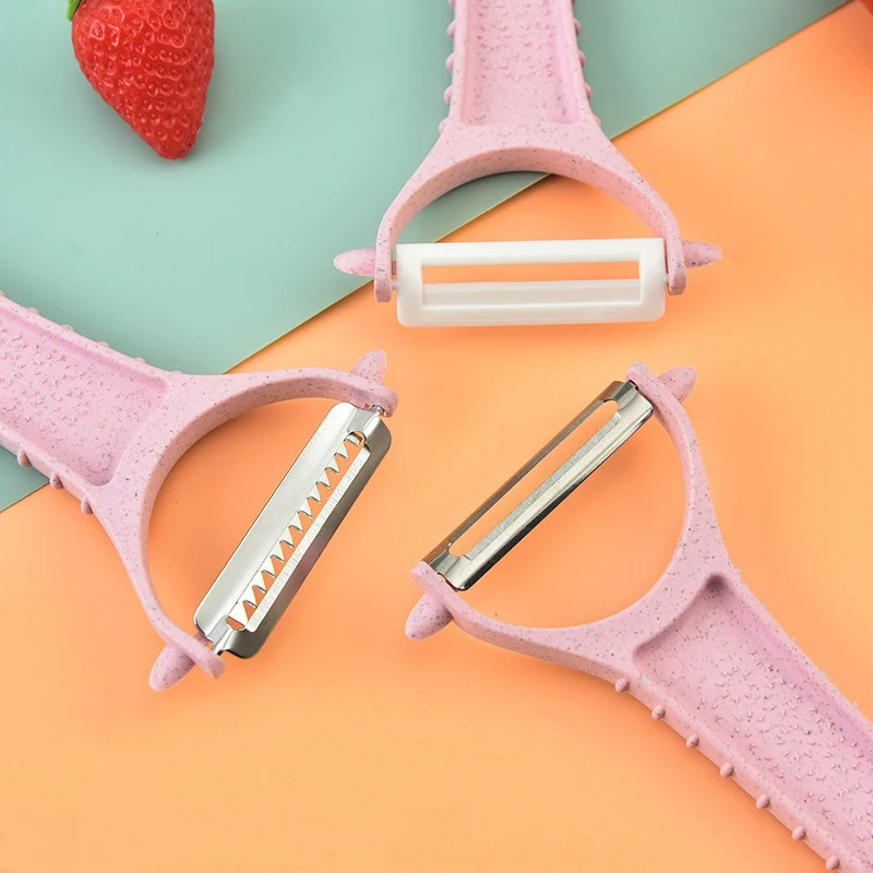 Healthy Material Vegetable Potato Apple Peeler For Kitchen Multifunction Carrot Y-Peeler Shredded Grind Garlic Julienne Peeler