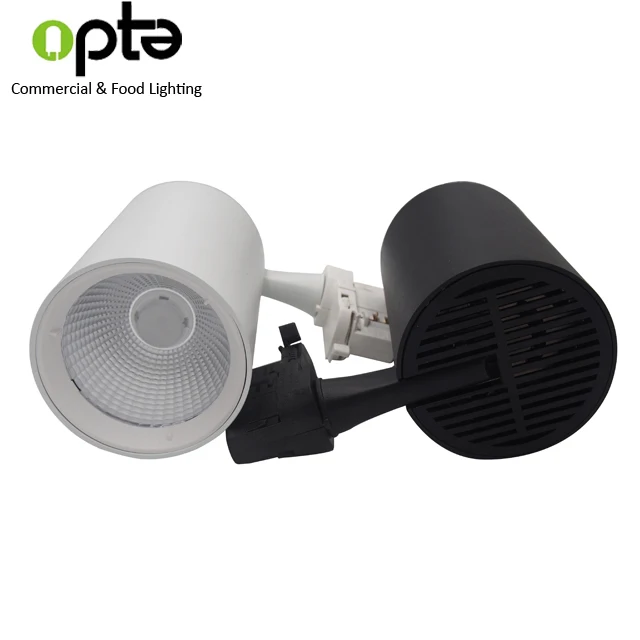 
High CRI Ra97 25W 30W LED Track Light Spotlight Projector 3 phase track rail system 