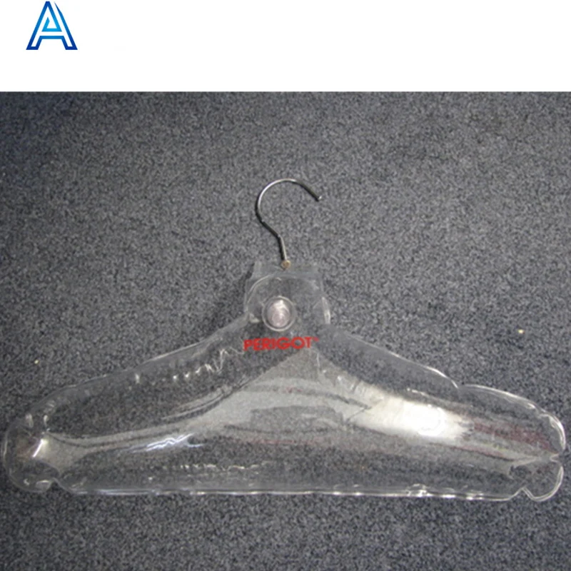 OEM customize printing PVC vinyl inflatable clothes hanger clothes rack tree for folding travel camping garments hanger