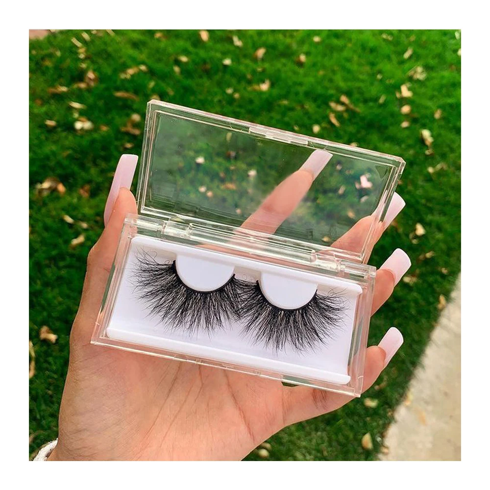100% Hand Made 3d Mink Lashes Cruelty Free Fluffy Mink False Eyelashes With Wholesale Own Brand Lash Cases