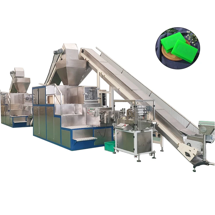 Toilet Soap Making Machine production line for soap manufacturing plant with price for sale