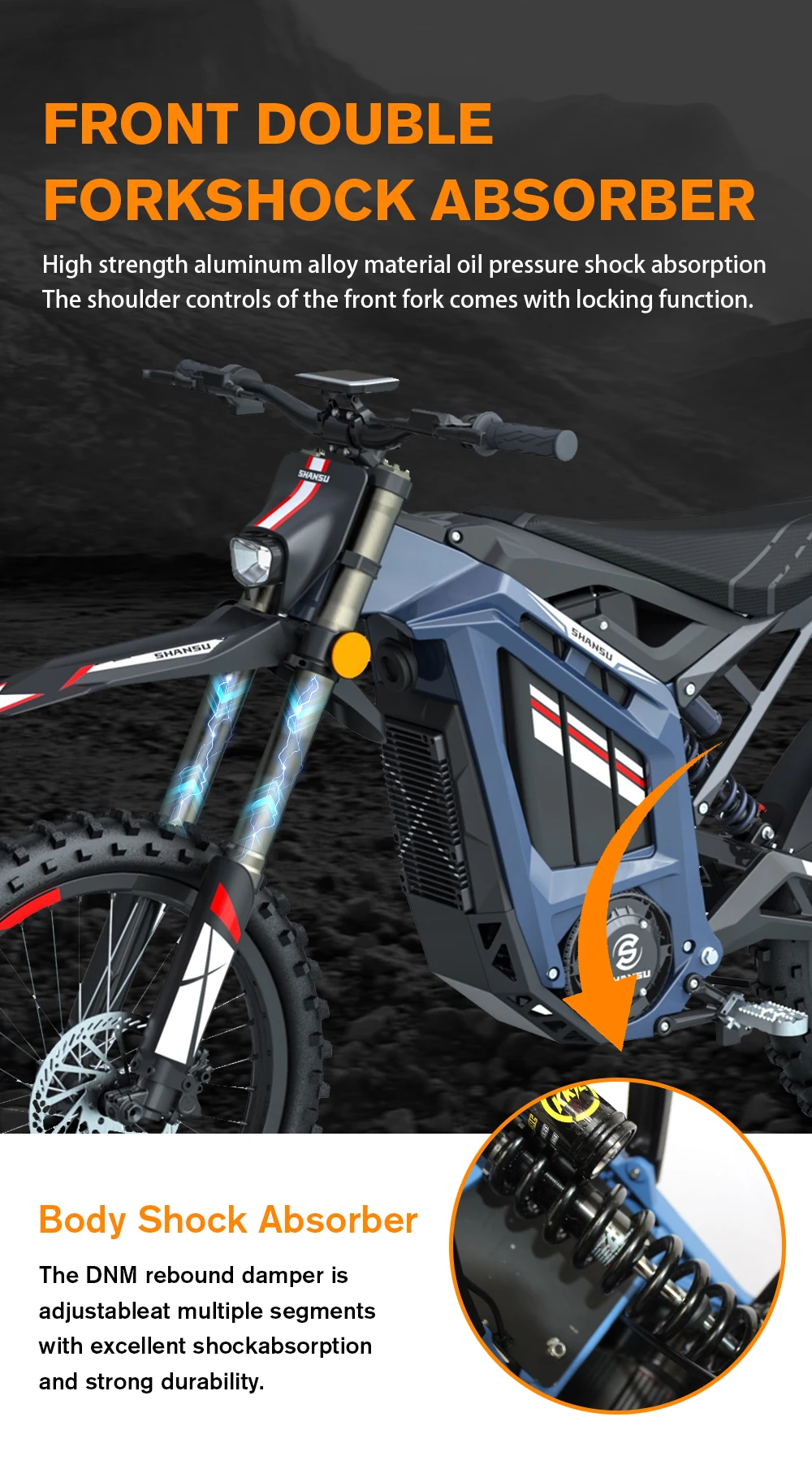 UK Canada EU USA 8000 W Powerful Electric Motorcycles 2024 Off Road Mountain Dirt Bike 72V 40Ah for Adults