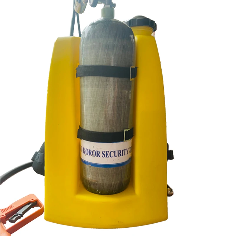18 L Fireman fire fighting spraying extinguisher gun control Water Mist and CAF Fire Extinguisher Backpack