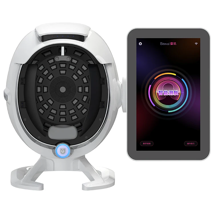 Full Face 3D Ai Skin Analysis Machine Facial Tester Scanner Face Mirror Device Skin Analysis Machine bitmoji Skin Analyzer